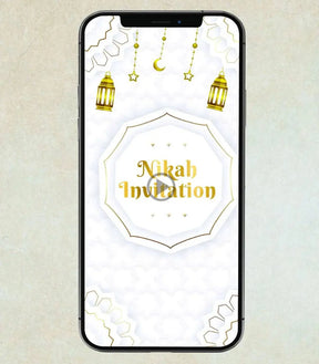 Elegant Nikah Muslim Wedding Invitation Video