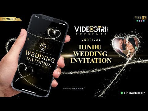 Hindu Wedding Invitation Videos