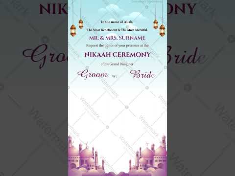 Nikah Ceremony Video | VG-2416-V