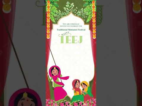 Hariyali Teej Invitation Video