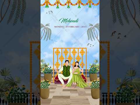 Wedding Invitation Video with Mata Ki Chowki Function