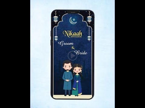 Muslim Wedding Invitations Video | VG-302