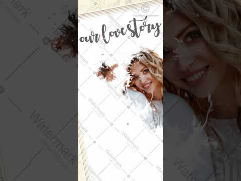 Love Story Wedding Card Video