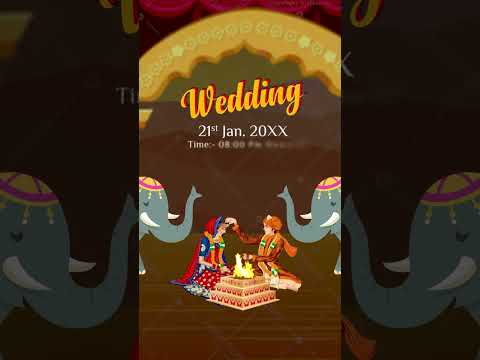 Online Rajasthani Marwari Wedding Invitation Video