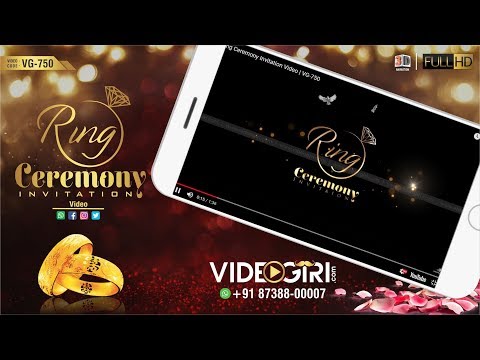 Engagement Invitation Video Templates | VG-750