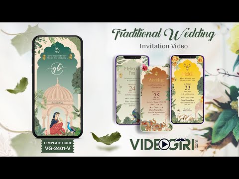 Wedding Video Invitation For Whatsapp