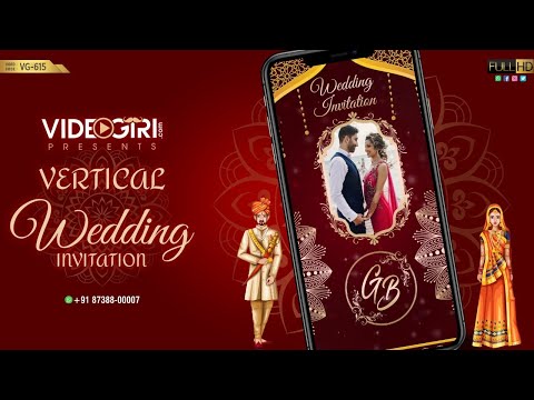 Hindu Wedding Invitation Video Maker | VG-615