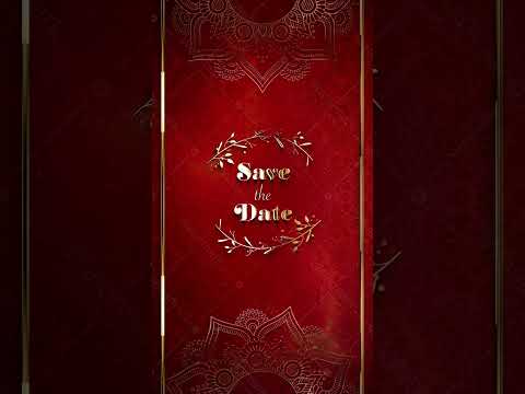 Luxurious Wedding Invitation Video