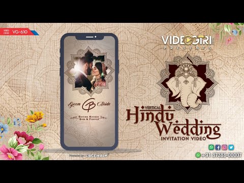 Hindu Wedding Invitation Video