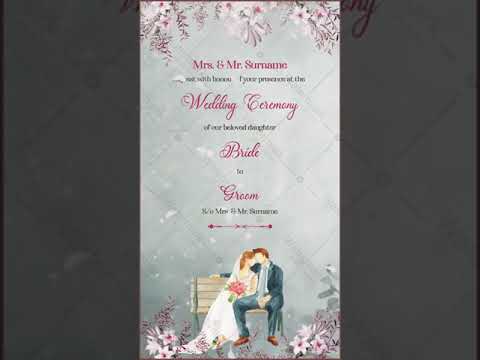 Christian Church Wedding Invitation Video | VG-2628