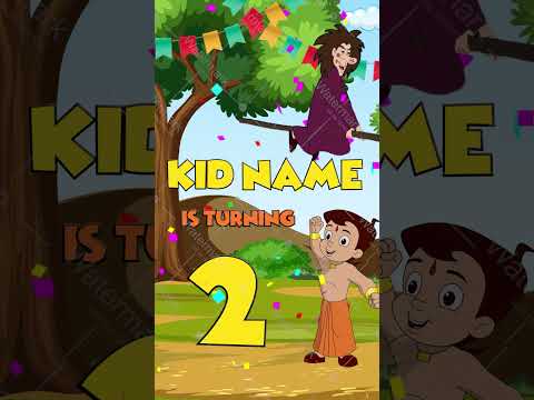 Chhota Bheem Birthday Invitation Video