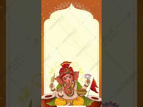 Ganesh Chaturthi Invitation Template Video | GC-14-V