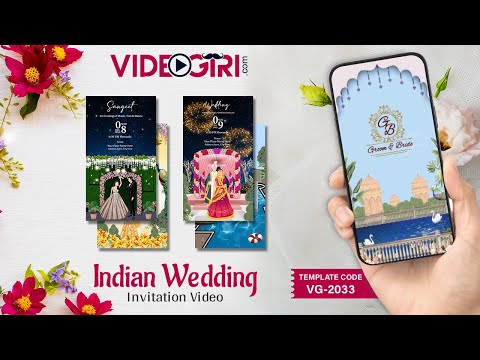 Multiple Events Wedding Invitation Video | VG-2033