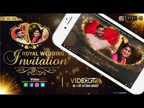 Royal Wedding Invitation Videos