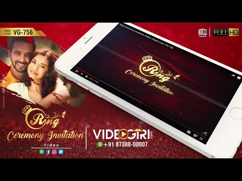 Royal Ring Ceremony Invitation Video | VG-756