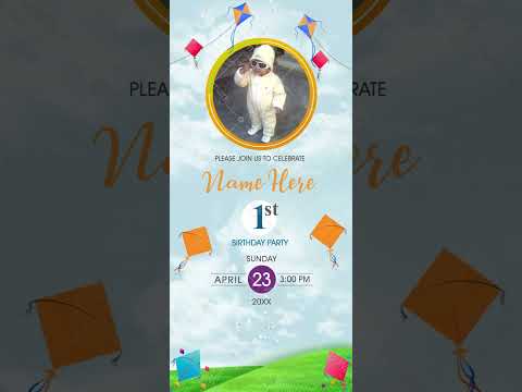 Whatsapp Birthday Video Invitations 