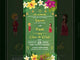 Floral Indian Wedding Invitation Video 