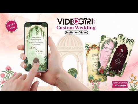 Custom Wedding Invitation Video Online