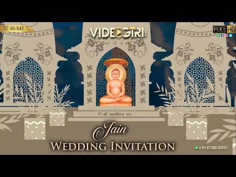 Jain Wedding Invitation 