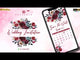 Rose Calendar Save The Date Invite Video