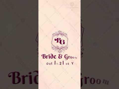 Single Page Wedding Invitation Video | VG-2442-V