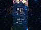 50th Birthday Party Invitation Video | VG-1671-V