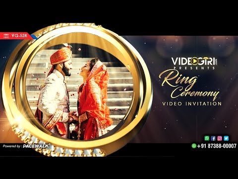 Ring Ceremony Invite Video | VG-526