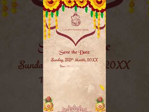 Thread Ceremony Invitation Video Online