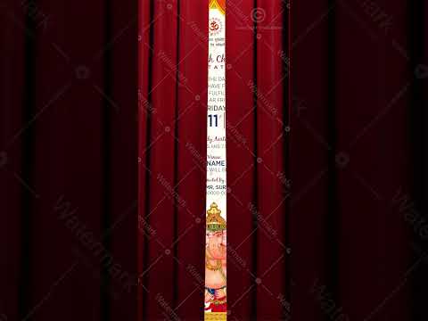 Ganpati Invitation Card Video