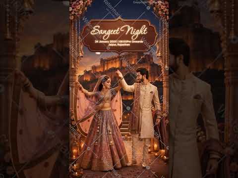 Rajasthani Wedding Invitation Video
