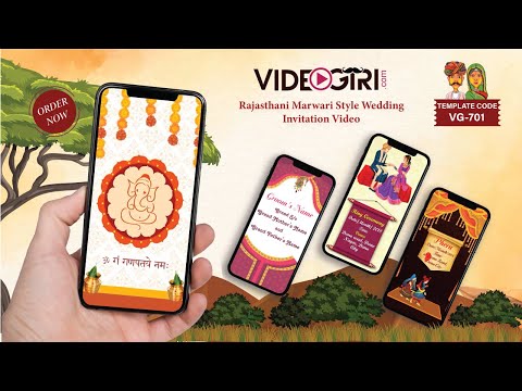 Best Marwari Wedding Invitation Video