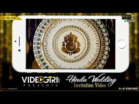 WhatsApp Hindu Wedding Invitation Video