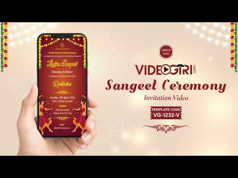 Ladies Sangeet Invitation Video 