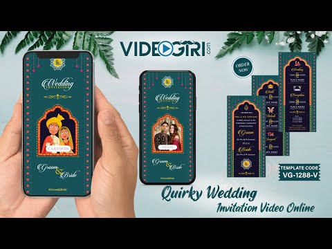 Quirky Wedding E-Invites 