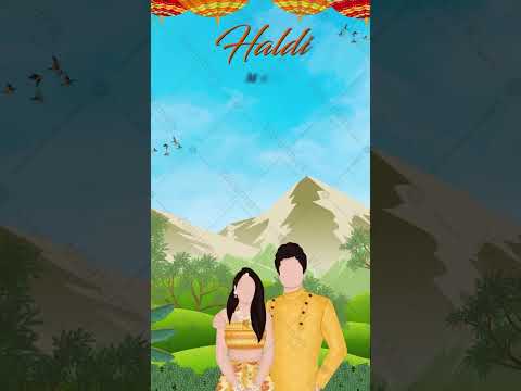 Nature Theme Wedding Invitation Video | Wedding Function Invitation Template | VG-2666