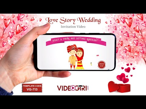 Indian Animated Wedding Invitation Video