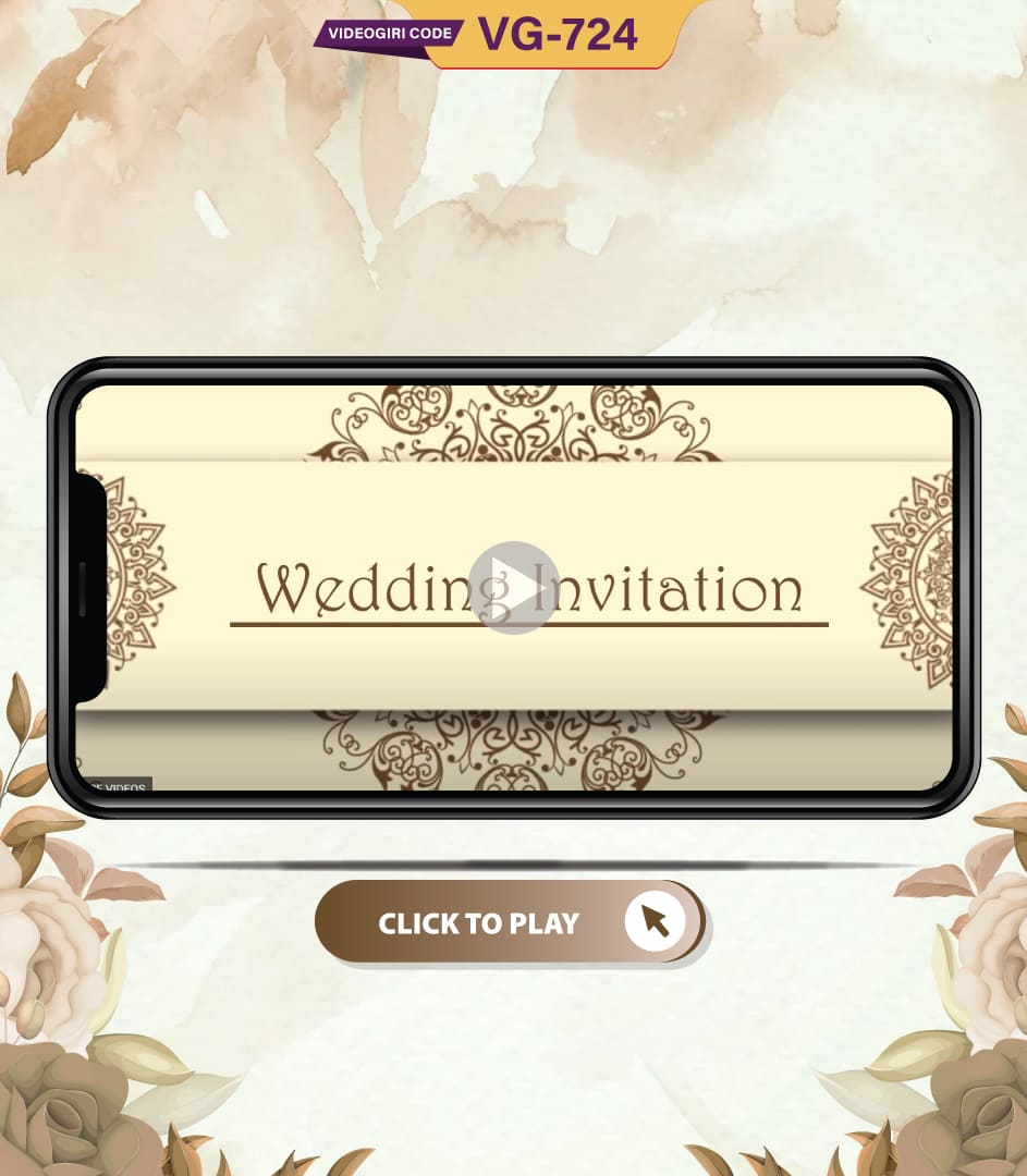 Majestic Wedding Invitation Video Without Pictures Save the Date video