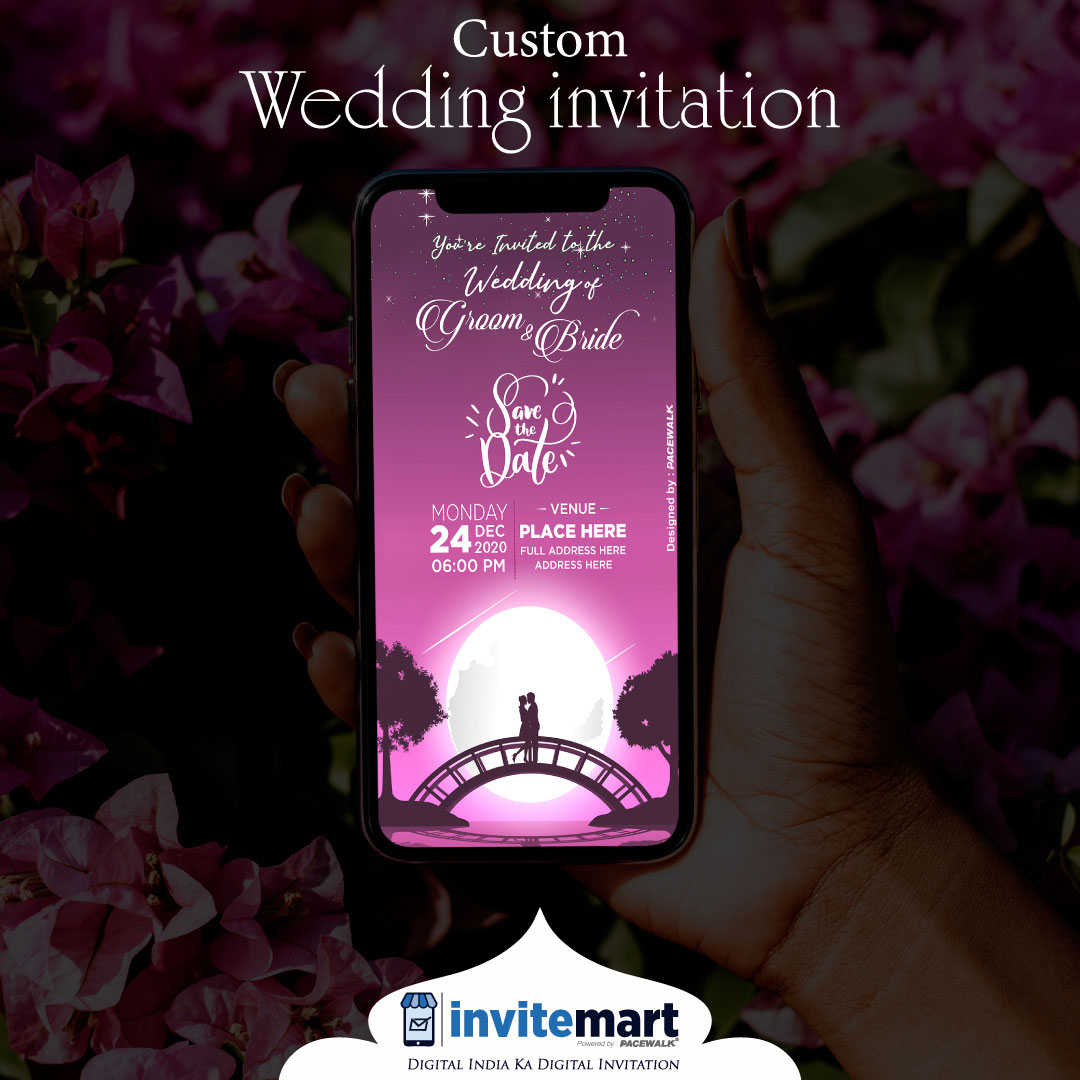 custom wedding invitation