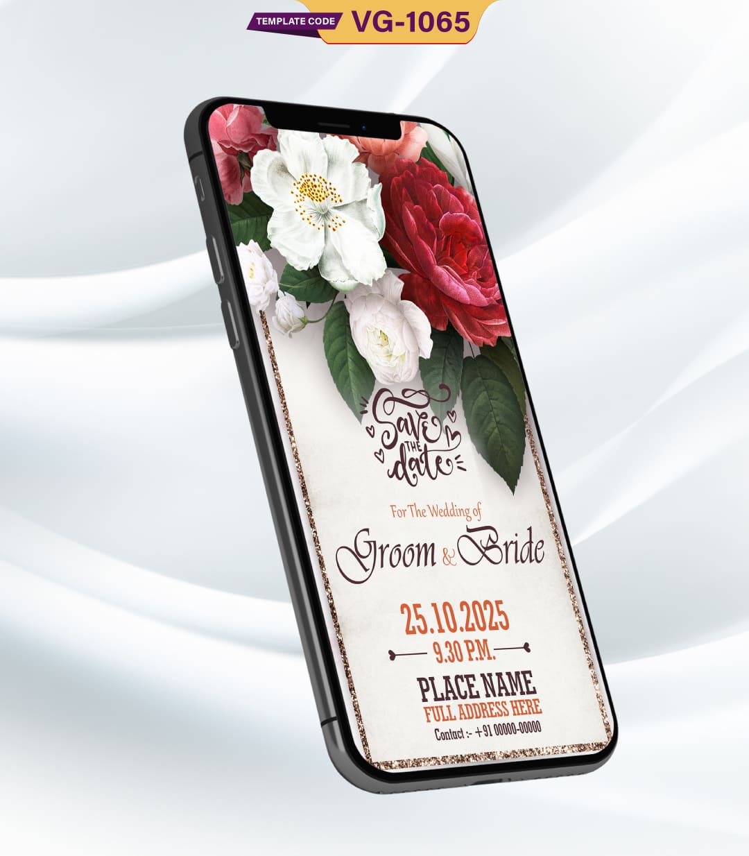 Floral Wedding Invitation eCard