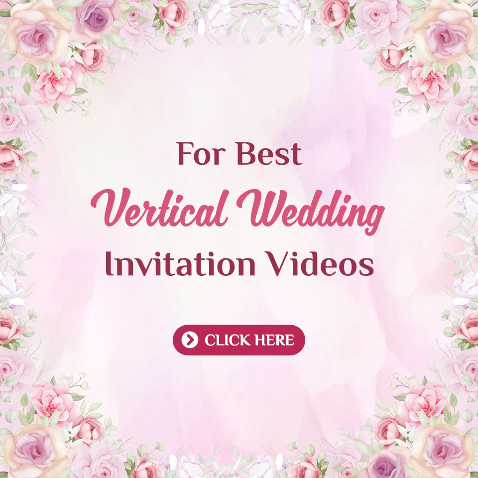 best vertical wedding invitation videos