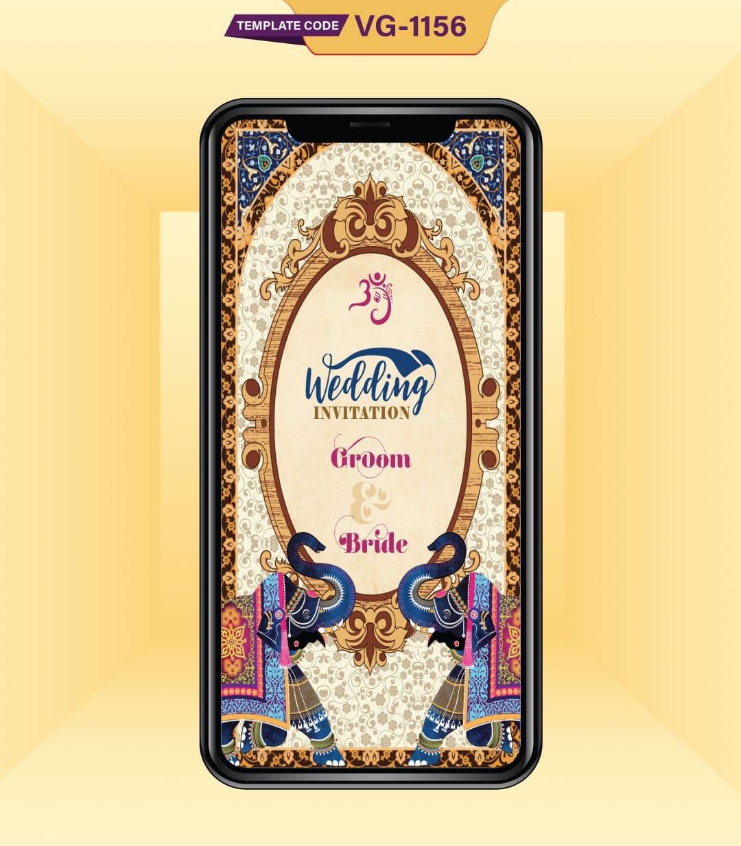 Indian Traditional Wedding Card