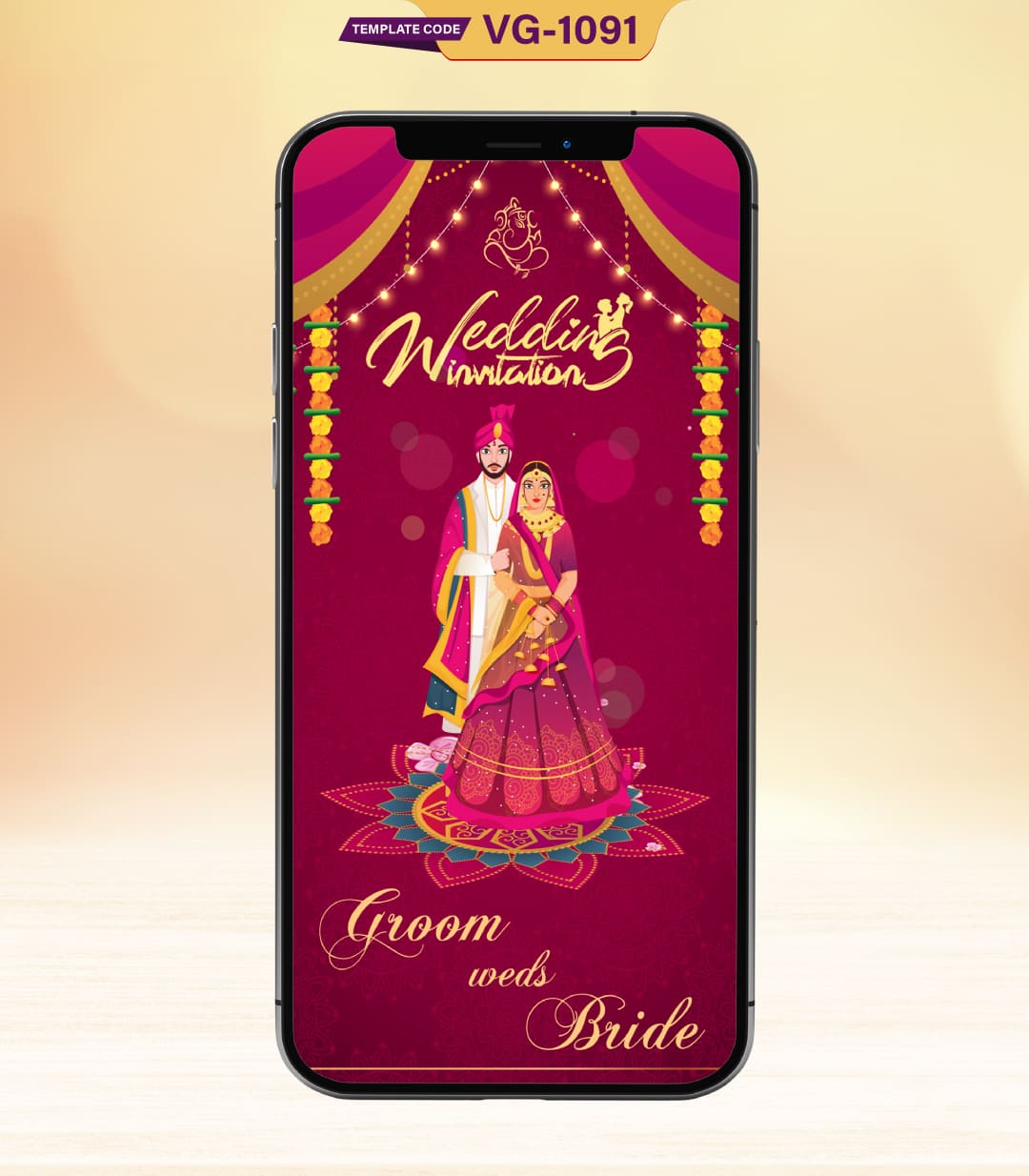 Indian Wedding Invitation Templates