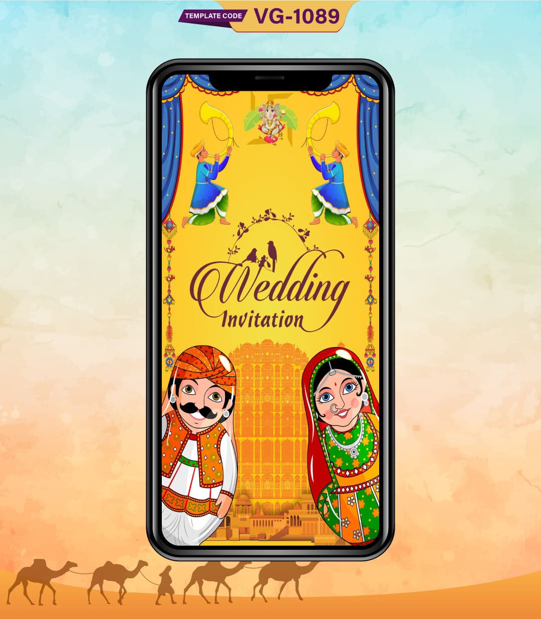 Rajasthani Wedding Card