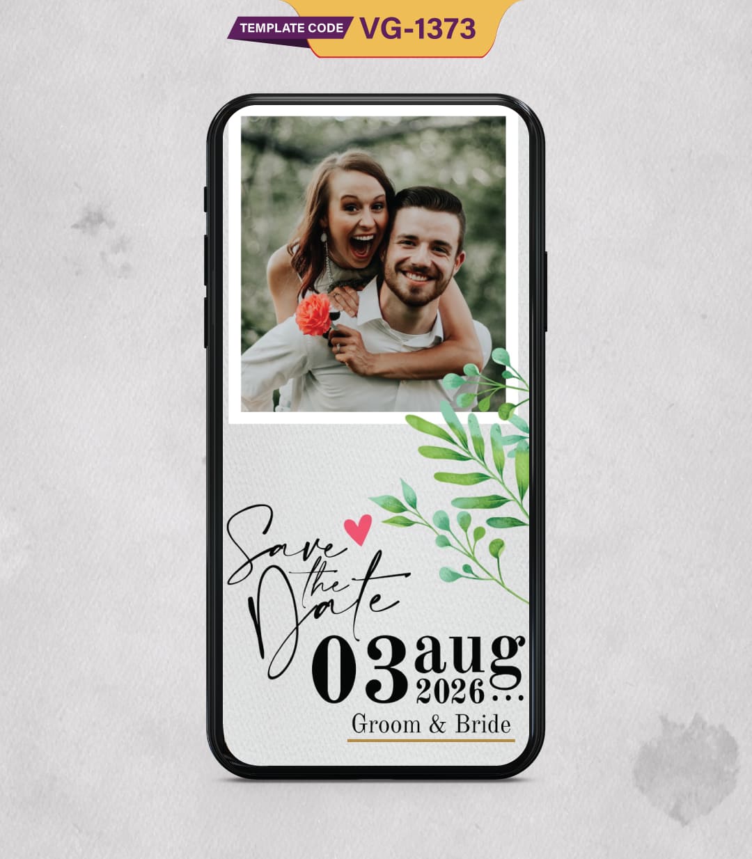 Wedding Save The Date Invite Card