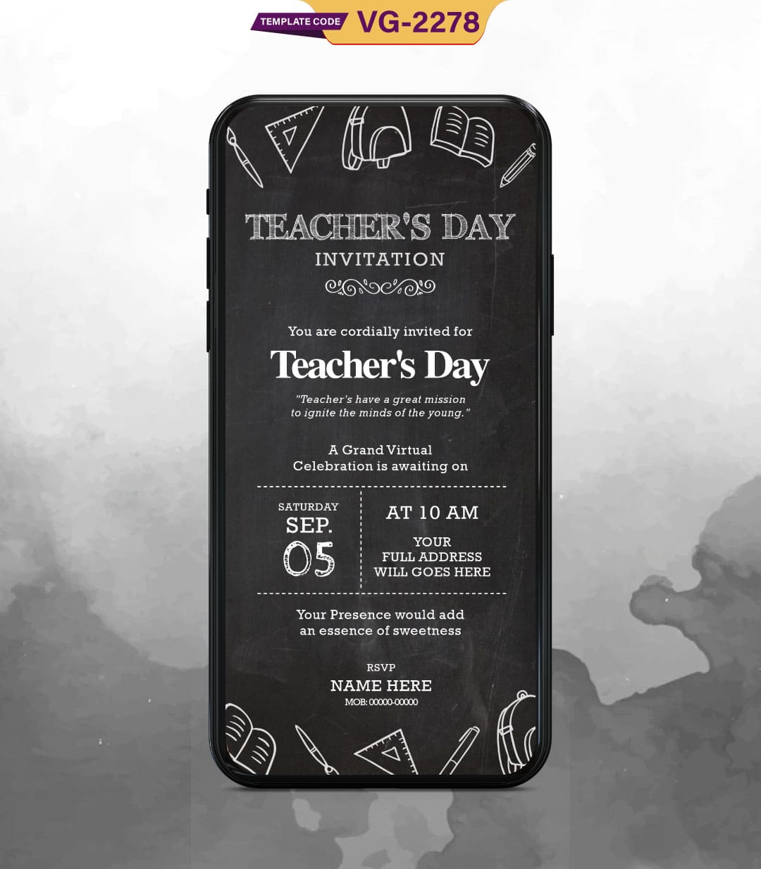 Teachers Day Invitation