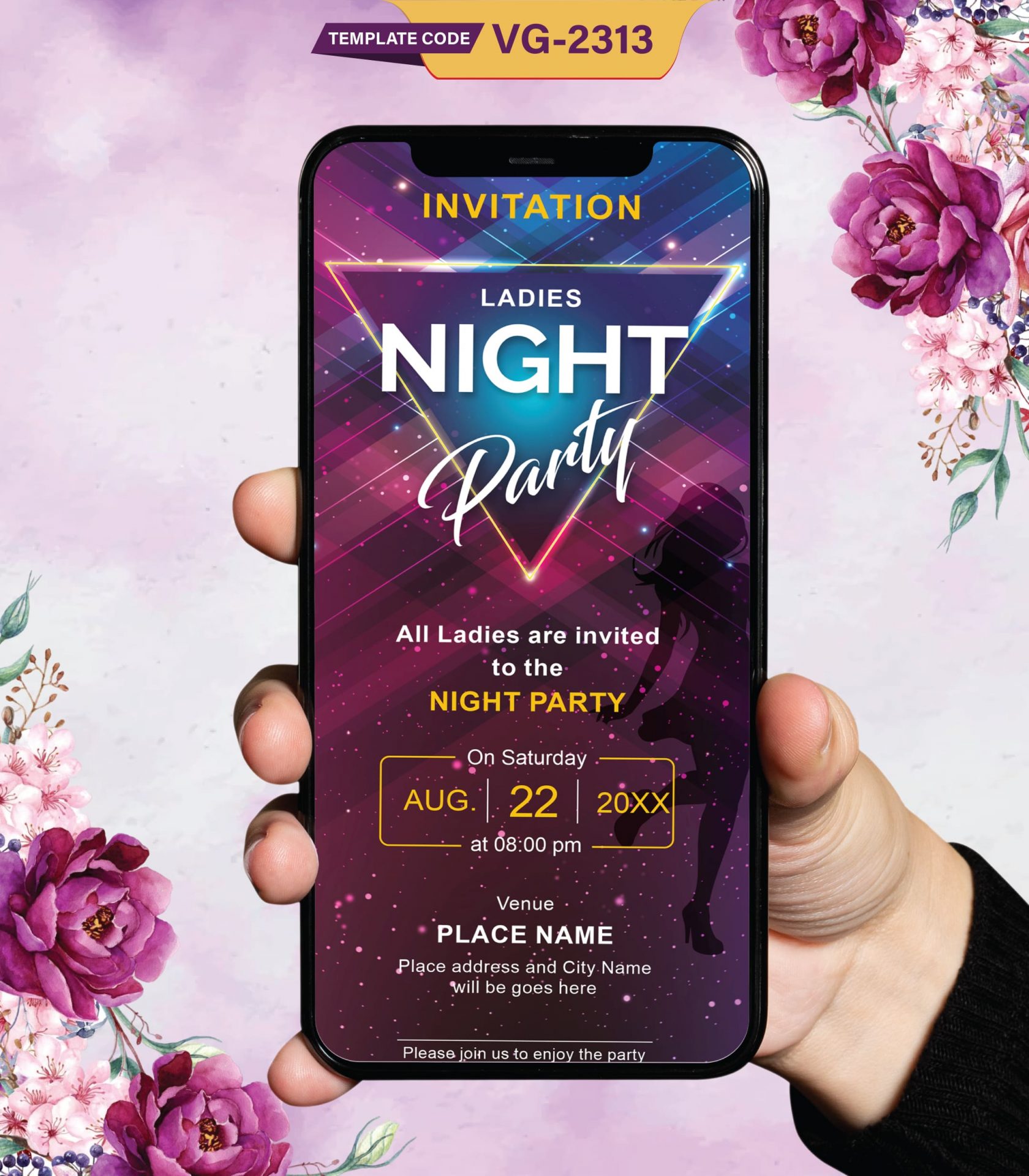 Ladies Night Party Invitations