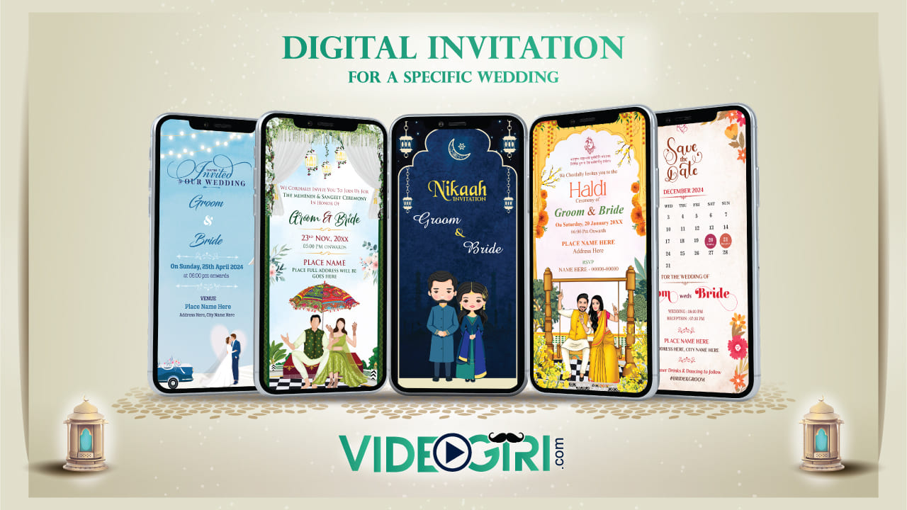 Digital Invitation For a Specific Wedding