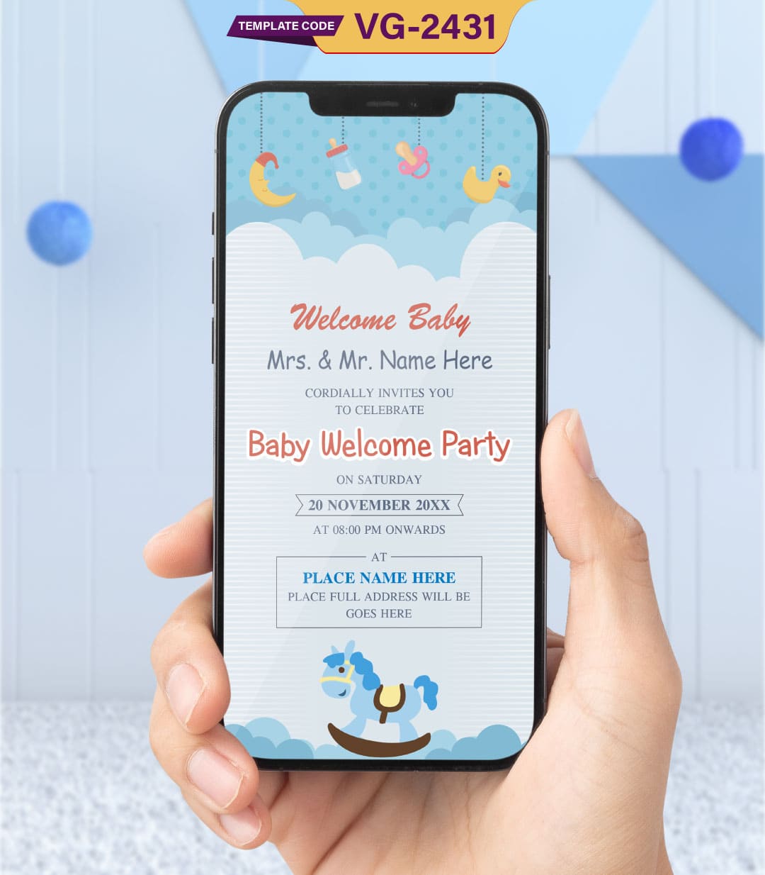 Welcome Baby Invitations