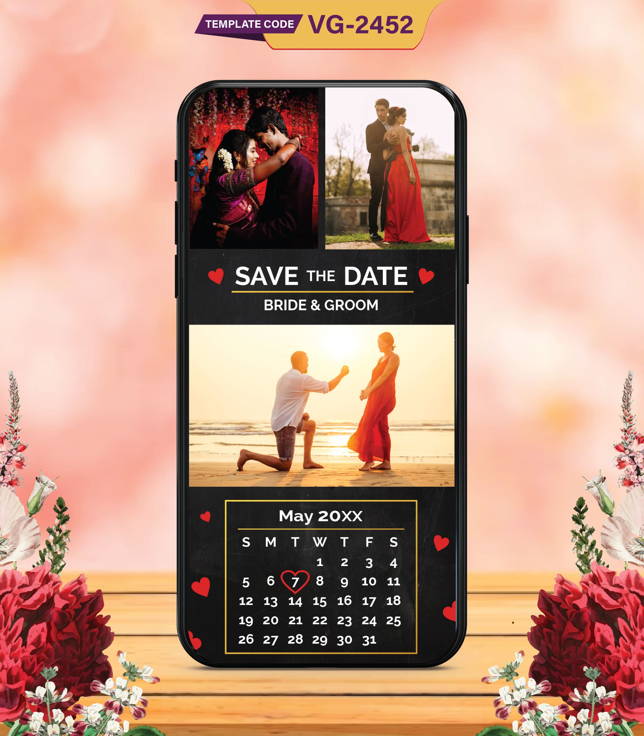 Wedding Save The Date Calendar